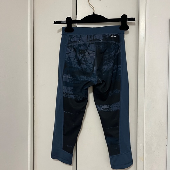 Adidas Climate Cropped Compression Tights Leggings Training XS - Picture 2 of 3